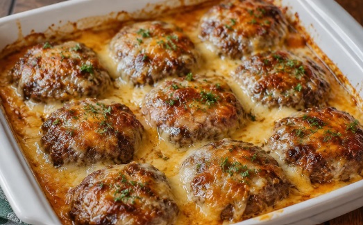 Amish Hamburger Steak Bake