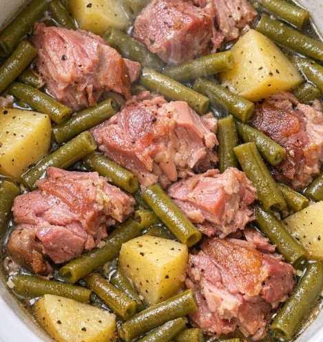 My grandmother always served this farmhouse classic. Only 4 ingredients for a meal that tastes like home.